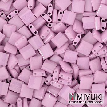 Бісер японський Miyuki TILA №599, 5х5 мм, Рожевий (BIS-053237)