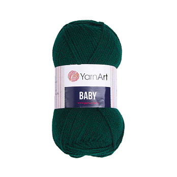 Пряжа YarnArt Baby 50 г, 150 м, Изумрудная 590 (YAR-056279)