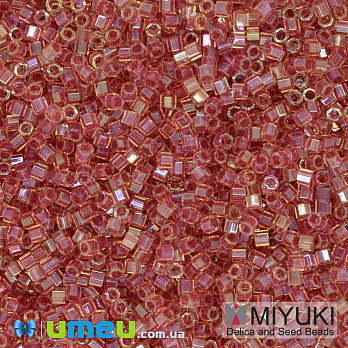 Бісер японський Miyuki Delica Cut 11/0 DBC0062, Червоний АВ (BIS-040103)