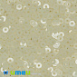 Паєтки Італія круглі плоскі, 3 мм, Кремові №1024 Bianco Avorio Opaline (PAI-039137)