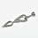 /p58454-zastyezhka-44x10-mm-latun-s-pokritiem-rodiy/