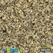 Бісер чеський Twin (Твін) №68106, 2,5х5 мм, Прозоро-золотистий забарвлений (BIS-026291)