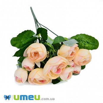 Букет пионов, 30 см, Персиковый (DIF-045776)