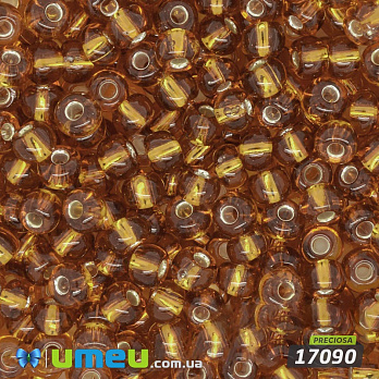Бісер чеський 4/0, №17090, Золотистий, Блискучий (BIS-034270)