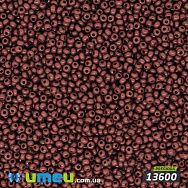 Бісер чеський 14/0, №13600, Коричневий, Натуральний (BIS-044931)
