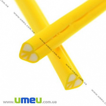 Паличка FIMO Серце жовте, 50 мм (DIF-003557)