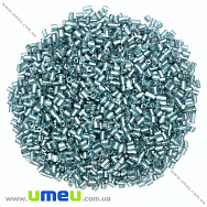 Бісер китайський рубка, 2,2 мм, Блакитний блискучий (BIS-026180)