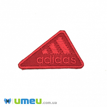 Термоаппликация Adidas, 5х3 см, Красная (APL-042369)