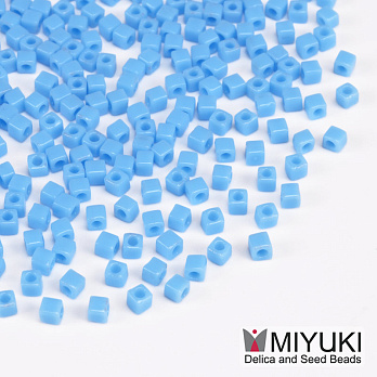 Бисер японский Miyuki Cubes SB18-413, 1,8 мм, Голубой (BIS-053282)