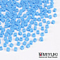 Бісер японський Miyuki Cubes SB18-413, 1,8 мм, Блакитний (BIS-053282)