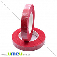 Тейп стрічка (флористична) 12 мм, Червона (DIF-018100)