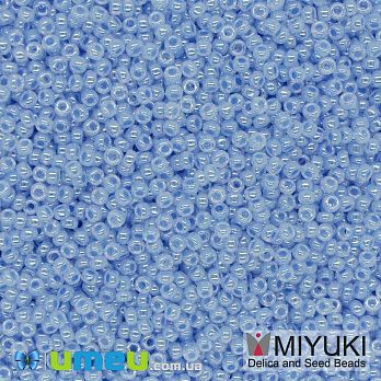 Бісер японський Miyuki круглий RR 11/0 №524, Блакитний світлий (BIS-043235)