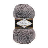 Пряжа Alize Lanagold 100 г, 240 м, Бежева меланжева 650 (YAR-055995)