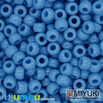 Бісер японський Miyuki круглий RR 6/0 №413, Блакитний (BIS-046024)