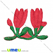 Термоаплікація Тюльпани, 6х4 см, Червона (APL-021010)