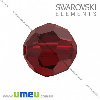 [Архів] Намистина Swarovski 5000 Siam УЦЕНКА, 8 мм, Гранована кругла (BUS-005335)