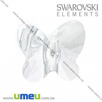 [Архів] Намистина Swarovski 5457 Crystal, 5х5 мм, Метелик (BUS-005376)