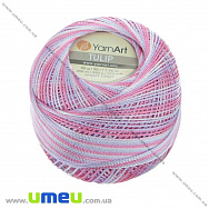 Пряжа YarnArt Tulip 50 г, 250 м, Меланж Фиолетово-рожева 458 (YAR-029513)