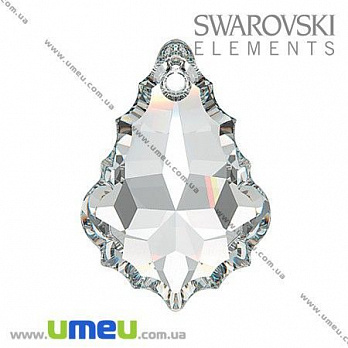 [Архів] Підвіска Swarovski 6091 Crystal, 38х26 мм, Крапля (POD-005623)