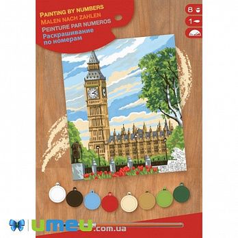 Набор для творчества Sequin Art PAINTING BY NUMBERS JUNIOR Биг Бен (DIF-043467)
