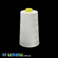 Нитка поліестерова KIWI №40/2 col.1001, Молочна, 3600 м (MUL-046465)