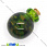 /p6780-steklyannaya-banochka-lampwork-s-fosforiscentnimi-vkrapleniyami-26x21-mm-zelenaya/