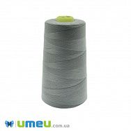 Нитка поліестерова KIWI №40/2 col.340, Сіра, 3600 м (MUL-046442)