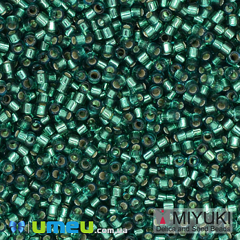 Бісер японський Miyuki Delica 11/0 DB607, Смарагдовий (BIS-040005)