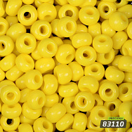 Бісер чеський 2/0, №83110, Жовтий лимонний, Натуральний (BIS-054963)