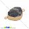 /p36919-konnektor-iz-naturalnogo-kamnya-druza-agata-v-metalle-cherniy-30x18-mm/