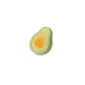 Термоаплікація Авокадо, 3х2,5 см, Жовта (APL-060027)