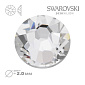 Стрази Swarovski 2038 Crystal, HotFix, SS6 (2,0 мм) (STR-009828)