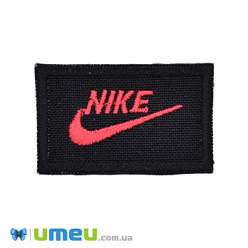 Термоаппликация Nike, 4х2,5 см, Красная (APL-038195)