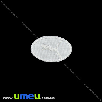 Термоаплікація Puma, 3х2 см, Біла (APL-024754)
