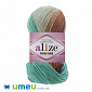 Пряжа Alize Cotton Gold Batik 100 г, 330 м, Коричнево-блакитна 4603 (YAR-038341)