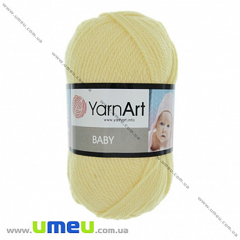 Пряжа YarnArt Baby 50 г, 150 м, Желтая светлая 7003 (YAR-025247)
