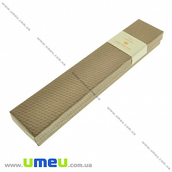 Подарункова коробочка Прямокутна, 21х4х2,5 см, Бежева (UPK-023195)