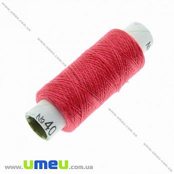 Нитка поліестерова EVRO №40, Рожева яскрава, 200 м (MUL-037955)