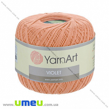Пряжа YarnArt Violet 50 г, 282 м, Персикова 6322 (YAR-022958)