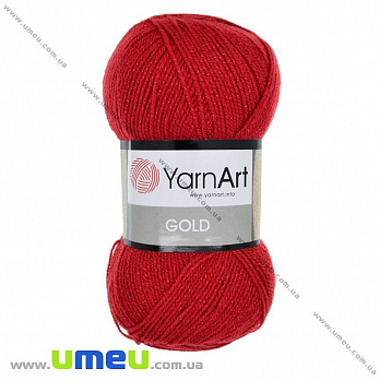 Пряжа YarnArt Gold 100 г, 400 м, Червона 9352 (YAR-025470)