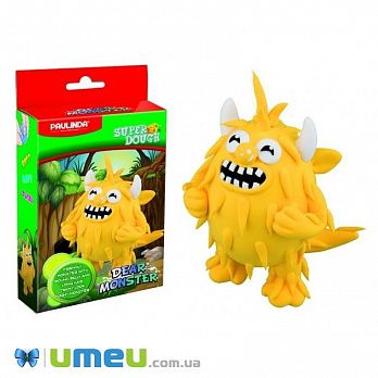 Маса для ліплення Paulinda Super Dough Dear Monster жовтий (DIF-043546)