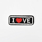 Термоаплікація Love, 5,5х2 см, Чорна (APL-061516)