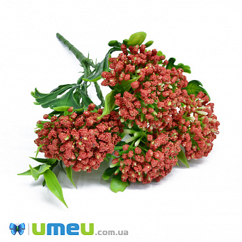Гілка декоративна з тичинками, 32 см, Червона (DIF-048313)