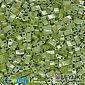 Бісер японський Miyuki HALF TILA №439, 5х2,3 мм, Салатовий (BIS-046072)