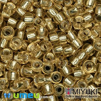 Бісер японський Miyuki круглий RR 6/0 №2, Золотистий (BIS-045998)