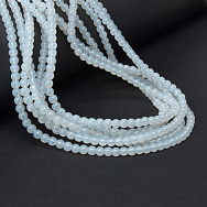 Намистини скляні, 4,5 мм, Круглі, Імітація опала (BUS-057260)