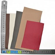 Набір штучної шкіри на замші 0,65 мм, Мікс (LTH-038773)