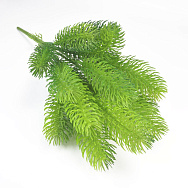 Гілка хвої силіконова, Зелена, 37 см (DEC-060548)