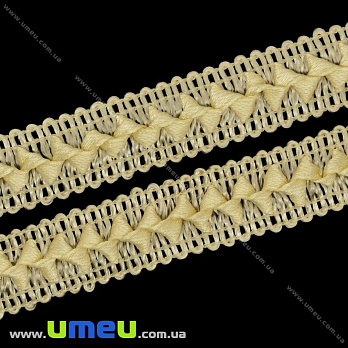 Тесьма Самоса, 18 мм, Бежевая (LEN-029831)