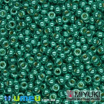 Бісер японський Miyuki круглий RR 11/0 №5106 Duracoat Galvanized, Бірюзовий (BIS-045722)